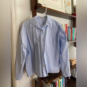 Djerf Avenue Breezy Shirt Blue